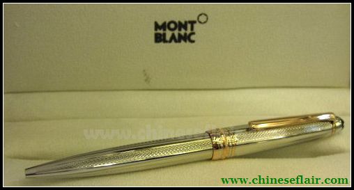 Silver Mont Blanc Ballpoint Pen AAA Mont blanc Pens Copy